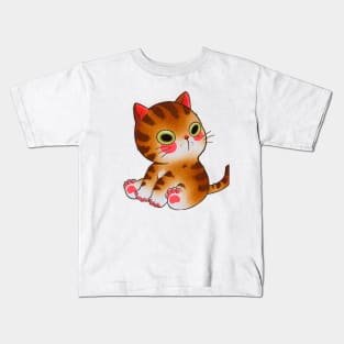 gato sentado Kids T-Shirt